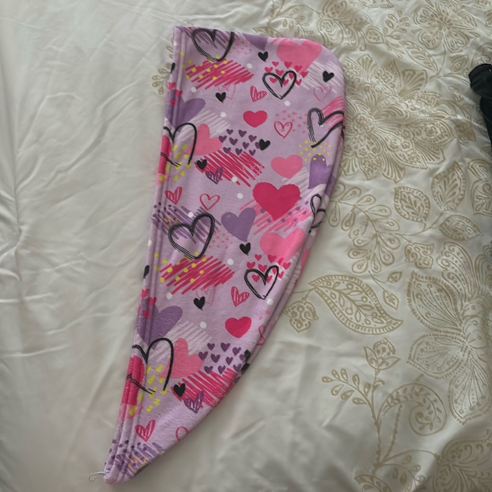 Fleece Hair Towel Wrap - never used